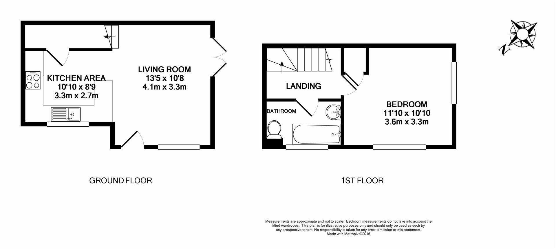 Floorplan for Wordsworth Place, Horsham